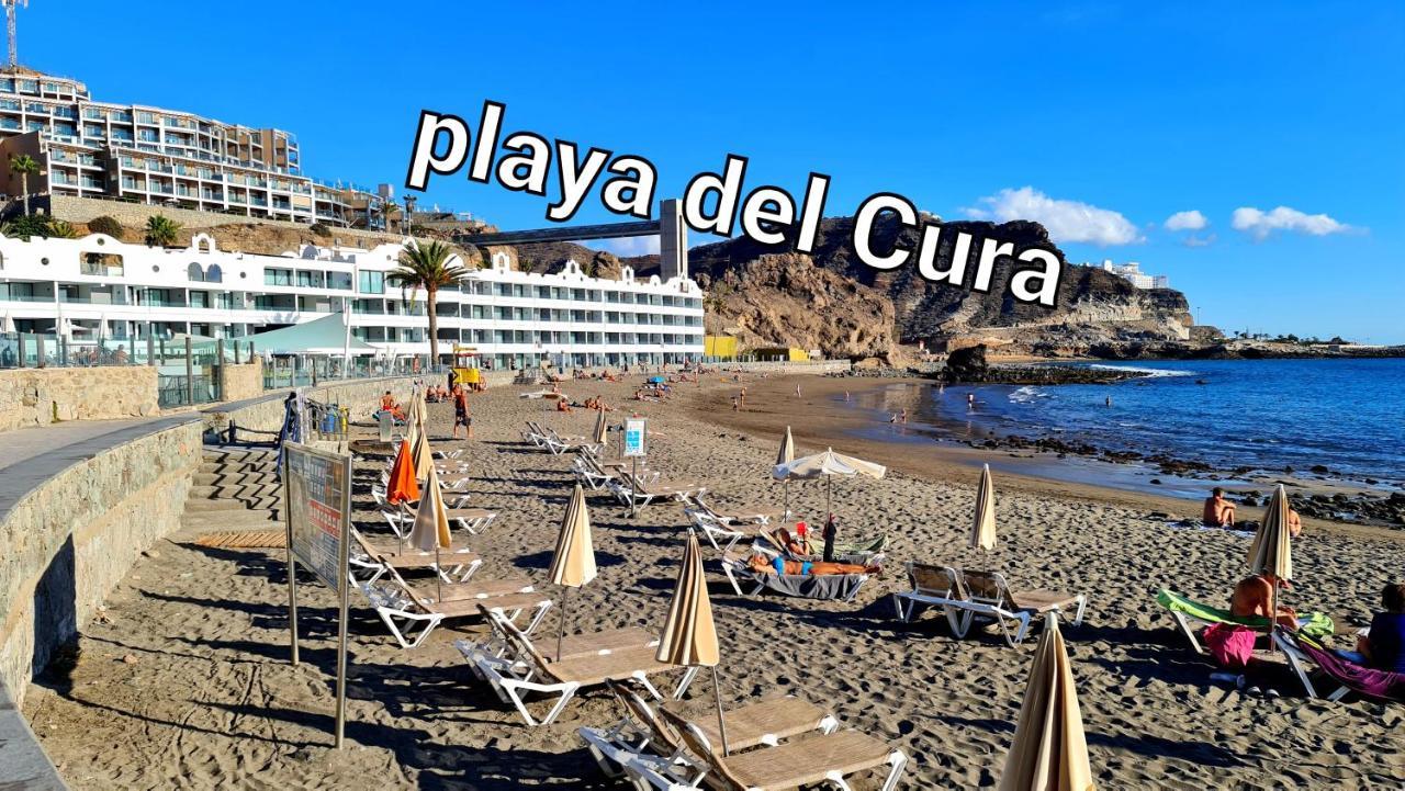 Deluxe 3 Rooms74M2,2Air Condit 2Tv Seaview On Amadores,2 Heatpools, Parking, 600 Mb,Dishwasher,2Lift,,3 Beaches Playa Del Cura  Kültér fotó
