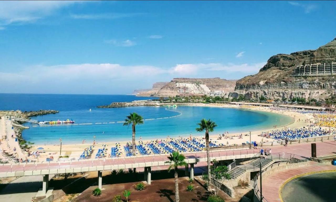 Deluxe 3 Rooms74M2,2Air Condit 2Tv Seaview On Amadores,2 Heatpools, Parking, 600 Mb,Dishwasher,2Lift,,3 Beaches Playa Del Cura  Kültér fotó
