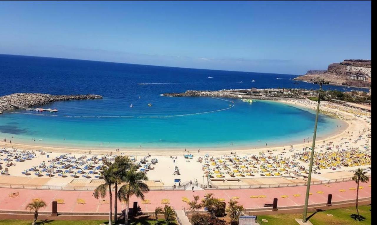 Deluxe 3 Rooms74M2,2Air Condit 2Tv Seaview On Amadores,2 Heatpools, Parking, 600 Mb,Dishwasher,2Lift,,3 Beaches Playa Del Cura  Kültér fotó